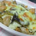 riaelephan's cooksnap of when they made 茄子味噌ドリア.