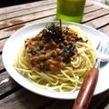 cookpading's cooksnap of when they made 和風でヘルシー❤おろし納豆塩コンブパスタ.