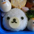 しなもろ～るｓ's cooksnap of when they made キャラ弁☆リラックマとキイロイトリ.