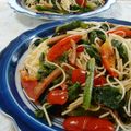 mmameco's cooksnap of when they made つるむらさきの夏ぅ～な☆トマトパスタ.