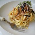 chi❁'s cooksnap of when they made ＊のせるだけ～和風パスタ＊.