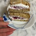 ナピト's cooksnap of when they made 梅と生クリームのサンドウィッチ.