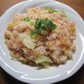 さとみりん's cooksnap of when they made 鮭とお漬物ｄｅレタス炒飯.
