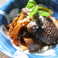 ｍａｒしゃん's cooksnap of when they made 茄子とピーマンのトマト味噌煮風.