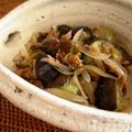 cafe0305's cooksnap of when they made 玉ねぎと茄子のツナぶし煮.