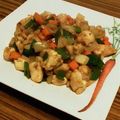 にゃだま's cooksnap of when they made お店で食べているみたい！鶏胸肉の中華炒め.