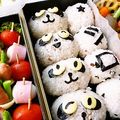ランラララン's cooksnap of when they made かわいい『●○●パンダおにぎり●○●』.