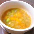 みみり３４'s cooksnap of when they made 甘い☆カボチャと枝豆のスープ.