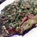 時花菜's cooksnap of when they made お餅のお好み焼風☆.