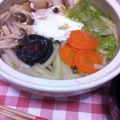 ○ねむねこ○'s cooksnap of when they made あったか美味しい鍋焼きうどん☆.