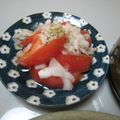 おひさま太陽's cooksnap of when they made たまねぎたっぷりトマトサラダ.