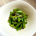 悠LOVE航's cooksnap of when they made ピーマンの塩こぶ和え.