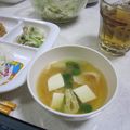 上野食堂's cooksnap of when they made ✿かいわれと油揚げのお味噌汁✿.