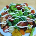 けりちゅ's cooksnap of when they made 鶏肉と野菜のごちそう温サラダ.