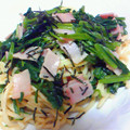 KIKISUKE's cooksnap of when they made 和風★ほうれん草とﾍﾞｰｺﾝのﾊﾟｽﾀ.