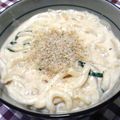 桜内梨夢's cooksnap of when they made 紫蘇絡まる☆味噌クリームうどん.