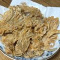 クック5CEUX9☆'s cooksnap of when they made 【ごま油香る】えのきのカリカリ揚げ*+.