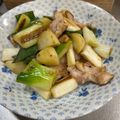 ミアンミアン's cooksnap of when they made 材料2つ！長ネギと鳥もも肉の塩炒め.