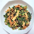 pucyipan's cooksnap of when they made お惣菜屋のほうれん草とひじきの胡麻和え.