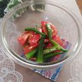 クックHG9V8Y☆'s cooksnap of when they made 夏バテ予防♡トマトとオクラの酢味噌和え.