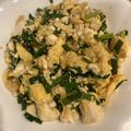 みの莉's cooksnap of when they made 簡単5分で☆ニラ玉豆腐のオイスターソース.