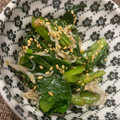 run※'s cooksnap of when they made 小松菜としらすの和え物.