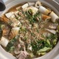 犬飼ってる's cooksnap of when they made 簡単！美味♪豚バラ白菜ごま味噌にんにく鍋.