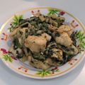 ゆ→ちむ❦180SX's cooksnap of when they made 【楽めし】鶏胸肉と小松菜の醤油マヨ炒め.