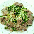 ちろのおやつ's cooksnap of when they made 豚コマと水菜の炒め.