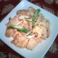 ミケさち's cooksnap of when they made 柔らかムネ肉の玉子炒め.