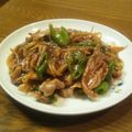 きおたろう's cooksnap of when they made 「こどもピーマン」と豚肉もやし炒め.
