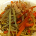 sumirex's cooksnap of when they made しゃきしゃき!!もやしと人参のきんぴら.