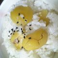 remiko's cooksnap of when they made かんたん栗ゴハン.