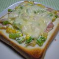 ゆうかりコアラ's cooksnap of when they made アスパラ＆コーンのマヨチートースト.
