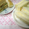 ぱりぱりいちご's cooksnap of when they made お店のようなサンド用パンの切り方.