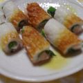 せつみか's cooksnap of when they made 新生姜とオクラを巻いたちくわ.