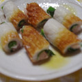 せつみか's cooksnap of when they made 新生姜とオクラを巻いたちくわ.