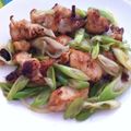 チビあゆ's cooksnap of when they made ♪　～白ねぎと鶏モモ肉スタミナ炒め～　♪.