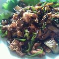 suzuhaha's cooksnap of when they made 豚肉と茄子とピーマンの舐麺醤炒め.