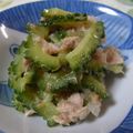 もと君ママ's cooksnap of when they made ゴーヤとツナの梅ソース和え.