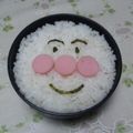 kimiko2564's cooksnap of when they made キャラ弁☆詰めるだけ アンパンマン簡単♪.