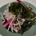 喜八＆Hacchi's cooksnap of when they made 爽やかレモン香る！大根とわかめのサラダ.
