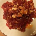 namiichi's cooksnap of when they made ラー油１本でまぐろユッケ♡.