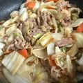 hawaiisuki's cooksnap of when they made 白菜とチンゲン菜の豚バラ塩あんかけ.