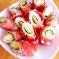 こももбωб's cooksnap of when they made ちくキュ～の生ハム巻き　(♥´ω`♥).