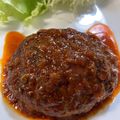 あおい大地's cooksnap of when they made オーブンでふっくらジューシーハンバーグ.