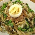 トクライ's cooksnap of when they made ツナと茸の焼きうどん✿柚子胡椒風味.