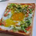 えりゐ's cooksnap of when they made キャベたまトースト♪.