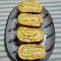 ゆみらんたん's cooksnap of when they made コンソメ出汁巻き玉子にキャベツＩＮ♡.