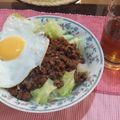 ♡たまごまごまご♡'s cooksnap of when they made ♡♡カフェ風～♡♡味噌そぼろごはん.